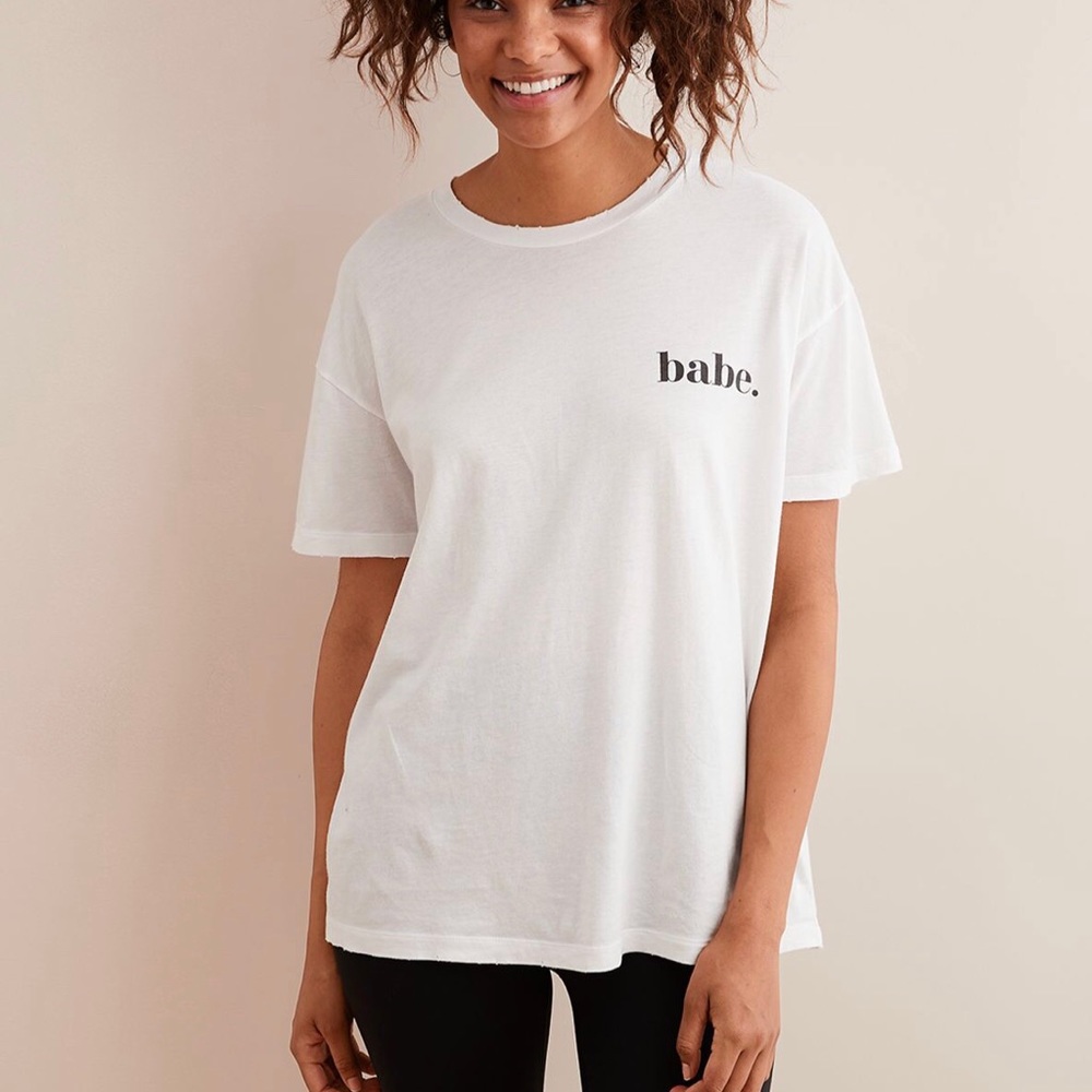 NWOT Aerie Oversized Boyfriend Tee